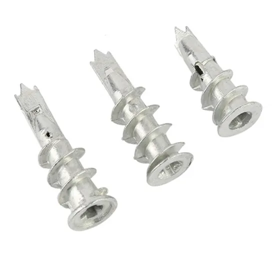  Striking Zamak Anchor DIN Standard Cadmium Plated Zinc-Aluminum Coated M6 *30mm 40mm 50mm 65mm Zinc Alloy Hammer Drive Anchor